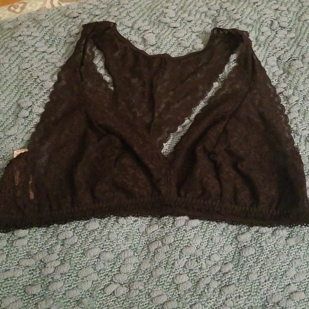 Vs lace black bra